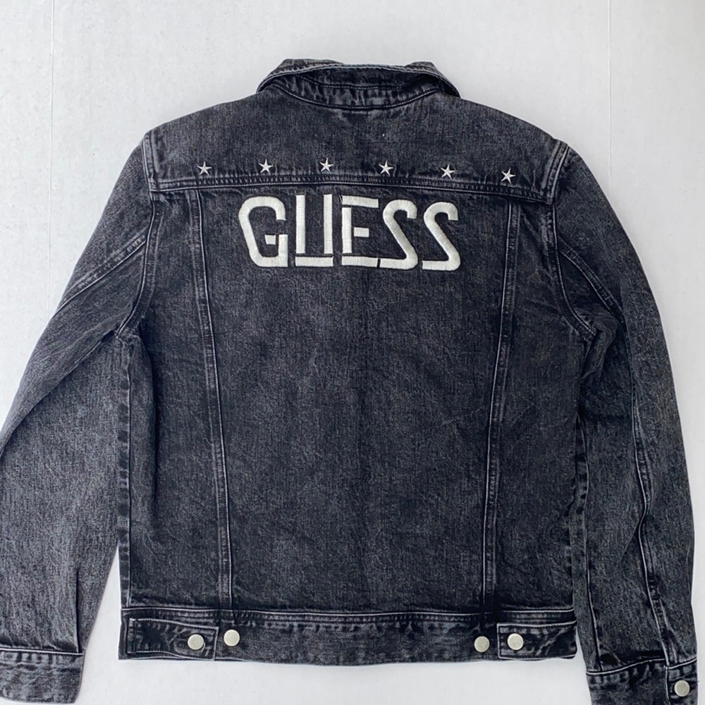 New GUESS Men's Denim Jacket SZ S